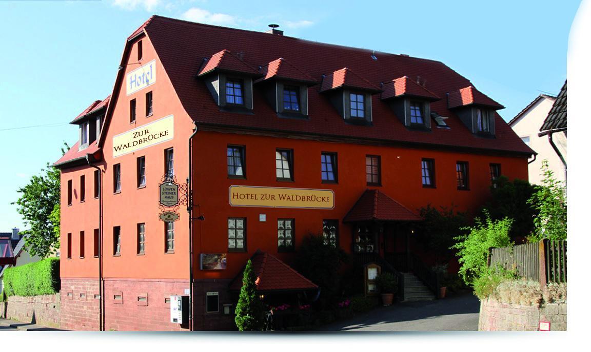 Hotel Zur Waldbrucke Марктхайденфельд Экстерьер фото